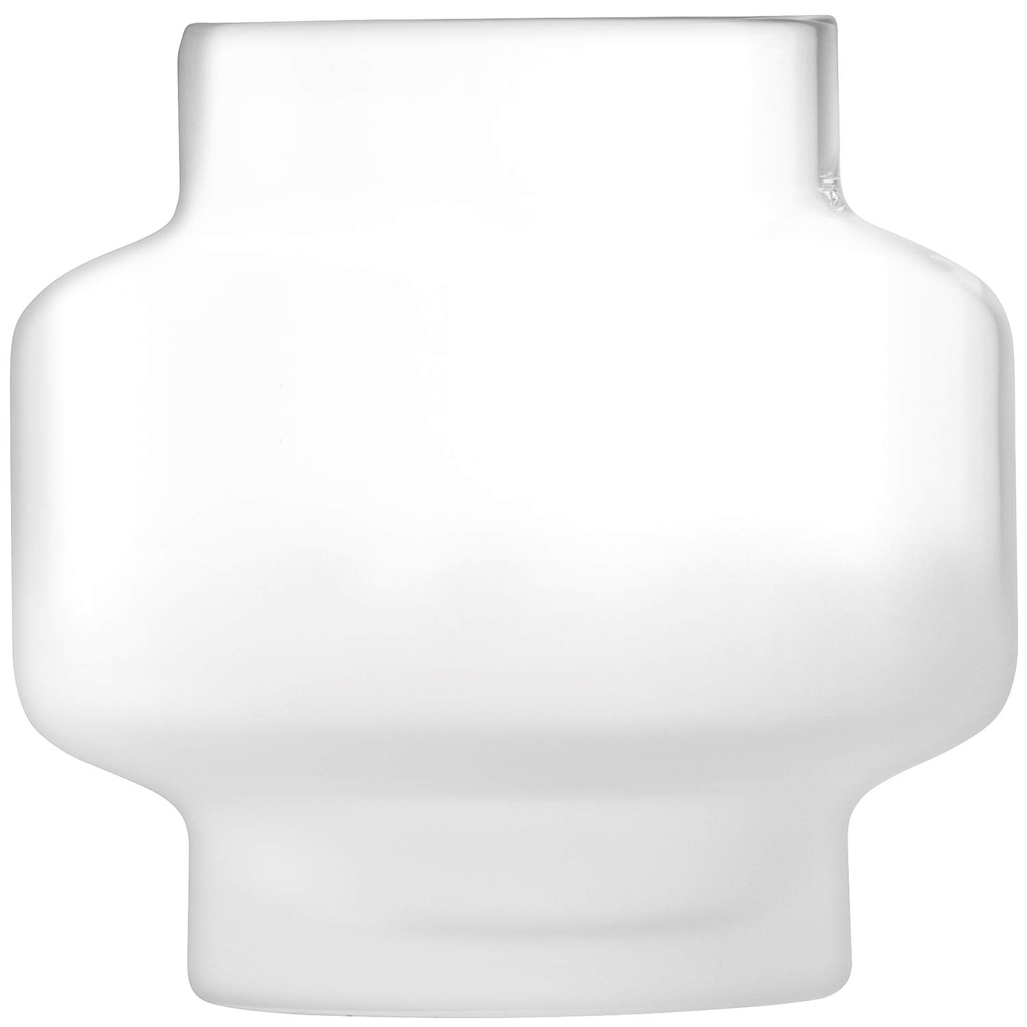 LSA International Mist Vase H19cm Part Frost| 1 Unit | Mouthblown & Handmade Glass | MC09