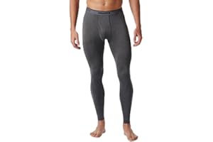 Stanfield's Men's HeatFX Ultralight Base Layer Long Johns, Polyester Blend, Charcoal