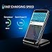 Wireless Charger, Qi Wireless Charging Stand for Android and iPhone (Upgrade Version - 2017)