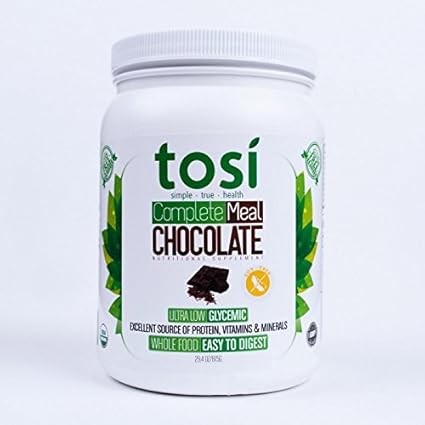 Tosi Complete Meal Replacement Shake Chocolate Low Sugar 20g Protein Combined With Vitamins And Minerals