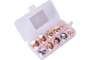 MIMIRACLE Laser Nozzle for CO2 Fiber Laser Raytools Head D32mm Double Layer Caliber 1.5mm Brass 10PCS
