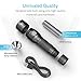 Wailond U8 LED Flashlight, USB Rechargeable (18650 Battery Included), Super Bright 900 Lumens CREE LED, Water Resistant, 5 Light Modes, Best Camping, Outdoor, Emergency Flashlights