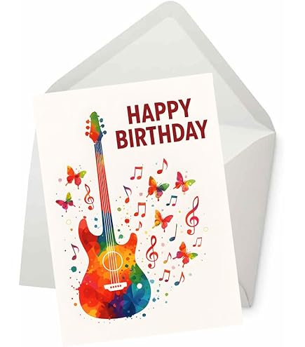 Regalo Personalizado Twizler Tarjeta Cumpleaños Brother - Diseño Acuarela Plata Con Música Tarjeta Brother Efecto Acuarela Plata Twizler Regalo