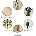 FARLAN Patio Umbrella 9 Ft Outdoor Table Aluminum offset market umbrellas with Push Button Tilt and Crank (9 Ft, Beige)
