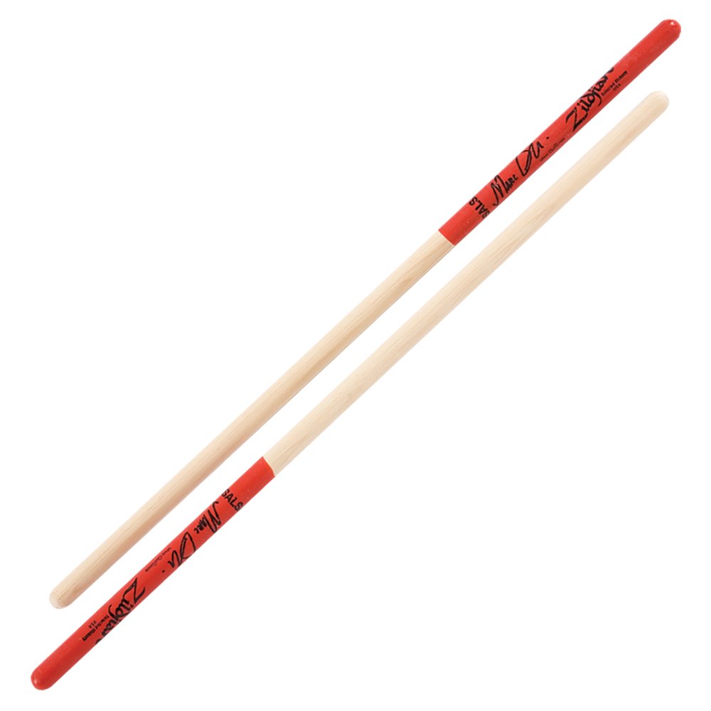 Zildjian Artist Series Hickory 'Salsa' Timbale Sticks - Marc Quinones - Red DIP
