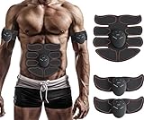 Muscle Toner, Abdominal Toning Belt, EMS ABS Trainer Wireless Body Gym Workout Home Office Fitness Equipment For Abdomen/Arm/Leg Training Men Women By JIA LE