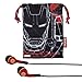 Avengers Iron Man Noise Isolating Earphones with Travel Pouch, MR-M152