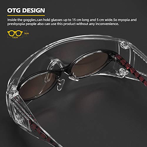 Clear-Safety-Glasses-Personal-Protective-Equipment-Standard-Transparent-Goggles-UV-Protection-Adult-with-Clear-Anti-Fog-Scratch-Resistant-Lenses-For-Construction-Laboratory-Chemistry-Class-2-Pair