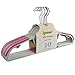 IPOW 10 PCS New ABS Material Heavy Duty Hangers Non-Slip Clothes Hanger Organizer Hook Perfect for Pants,Dress,Jacket,Underwear and Shirt in Home,Durable&Not Easy to Break Off