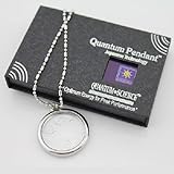 EHM Energy Balance Bio Disc Pendant- Negative Ion Balance Power - Improved Effect & Benefits Volcanic Lava Nano-Fusion Charm - Electromagnetic Field Protection & Energy Biofield Treatment Aid