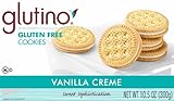 Glutino Gluten Free Vanilla Creme Cookies, Decadent Cookie,10.5 Ounce