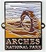Arches National Park - Hiking Stick Medallion