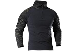 ANTARCTICA Mens Long Sleeve Tactical Shirt T-Shirt Men's Military Rapid Assault Army Combat Rapid Assault Slim Fit