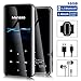 Mp3 Player, Mansso 16GB MP3 Players with Bluetooth 4.2, Portable HiFi Lossless Sound Music Player with 2.4'' Curved Screen, FM Radio Voice Recorder E Book, Expandable up to 128 GB (Black) primary