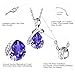 NEEMODA Necklace for Women Crystal Pendant Jewelry Gifts for Her Eternal Love