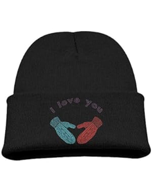 Cartoon Glove Heart Kids SOF Hat Lovely Cotton Cap Beanies