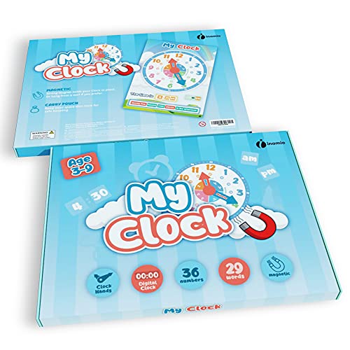 [New] Learning Clock, Telling Time Teaching Clock for Kids
