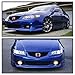 AUTOSAVER88 Fog Lights For Acura TSX 2004 2005 2006 (Real Glass Smoke Lens with Bulbs & Wiring Harness)