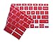 CaseBuy ASUS Chromebook Keyboard Cover for ASUS ChromeBook C300 C300MA C300SA C301SA-DS02 C301SA-DB04 13.3 Inch ChromeBook (Red)