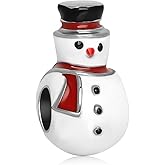 GMXLin Snowman Charm Compatible with Pandora Charms Bracelets
