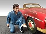 Mechanic Jerry Figure For 1:18 Diecast Model Cars by American Diorama