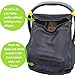 Stretchy Universal Baby Car Seat Cover | Unisex Breathable Mesh Baby Car Seat Canopy | Blocks 99% of UV | Large Peep Window