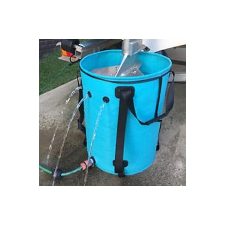 Krazywolf Outboard Engine Flush Bag Collapsable Portable Suit 70 Hp To