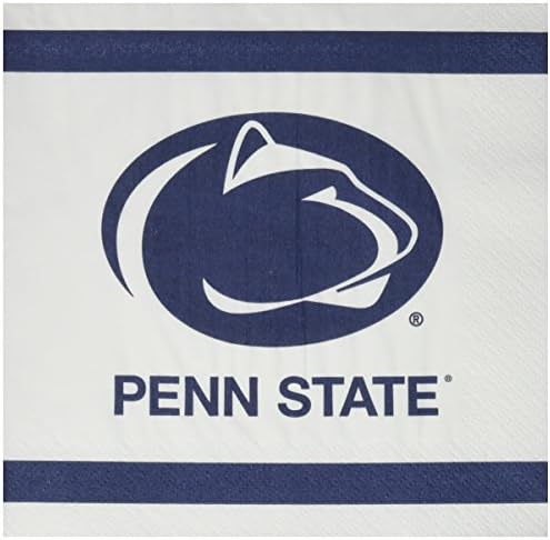 20 Count Penn State Lunch Napkin, 6.5", Multicolor