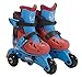 PlayWheels Ultimate Spider-Man Kids Convertible 2-in-1 Skates - Junior Size 6-9