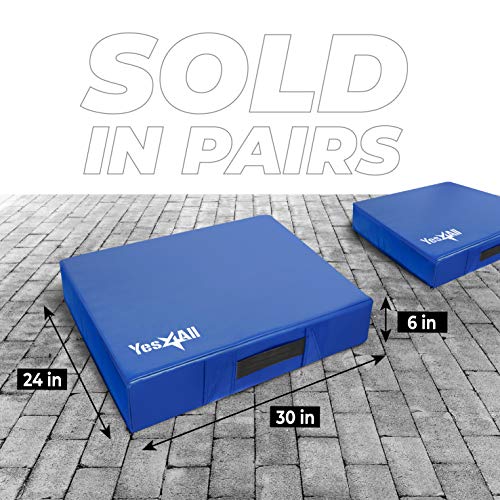 Yes4All Silencer Drop Pads/Weightlifting Drop Pads with PVC Cover