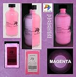 Magenta Glow in the Dark Pigment Powder (NOT-ENCAPSULATED) (1 Oz / 28.35 Grams) LONGEST LASTING GLOW IN THE DARK POWDER. RECOMMENDED FOR ALL COLORLESS MEDIUM. INK. PAINT. PLASTIC RESIN. GLASS.etc