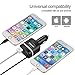 SDBAUX Car Charge, with 2.8 ft Retractable Cable Compatible/Replacement for iPhone Xs Max XR X 8 7 6 Plus 5S, 2 USB Ports for Samsung Galaxy LG Google Pixel Nexus and More