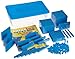 hand2mind Blue Interlocking Base Ten Blocks, Math Manipulative Starter Kit (Set of 161)