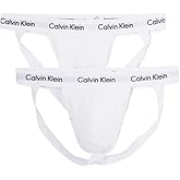 Calvin Klein Men's Underwear 2 Pack Cotton Stretch Jock Straps