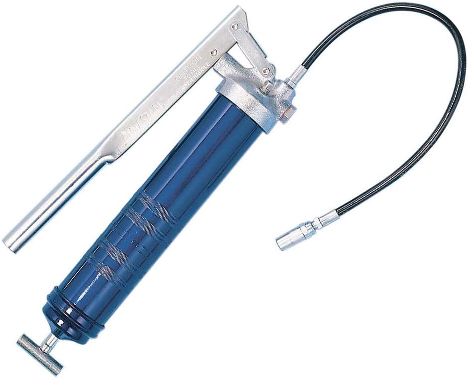Lincoln 1147 Heavy Duty Lever-Action Manual Grease Gun with 18-inch Whip Hose, Follower Springs, Premium Dual Lip Follower, Jam Proof Toggle Mechanism: Automotive