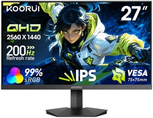 Monitor Gaming 27 Pulgadas FHD 200Hz HDR400 IPS Pantalla G2711P