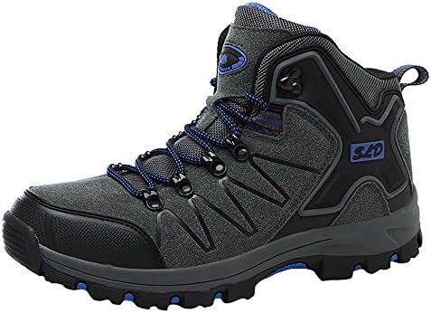 LAND SENLUNE Men's Hiking Shoes Waterproof Anti-Skid Wear Shoes Outdoor Long - Distance Shoes Running Shoes 7 Us Gray