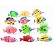 JVIGUE Ocean Sea Animals Figures, 68 Pack Mini Plastic Sea Life Creatures Toy Set, Fish Bath Pool Toys, Educational Toys Gift for Kids Cupcake Topper Party Favors