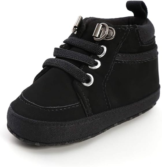 black high ankle sneakers