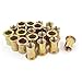 uxcell 20pcs Flat Head Metric Steel M8 Blind Insert Rivet Nut Flat Head