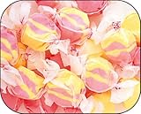 Strawberry & Banana (Pink & Yellow) Gourmet Salt Water Taffy 1 Pound Bag