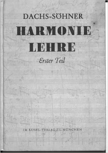 Harmonielehre Bd 1 Amazon De Dachs Michael Sohner Paul Bucher