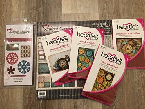 Heartfelt Creations All Geared Up Paper Pad, 3 Once Upon a Time Stamp Sets with All Geared Up Dies
