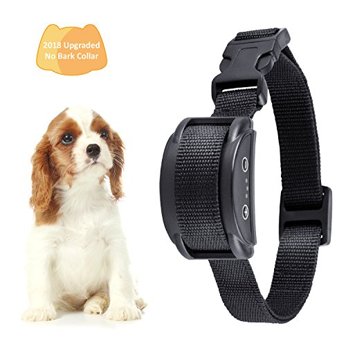 Bark collar [5-level shock] adjustable dog bark collar for barkin…