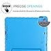 HDE Case for iPad 9.7-inch 2018/2017 Kids Shockproof Bumper Hard Cover Handle Stand with Built in Screen Protector for New Apple Education iPad 9.7 Inch (6th Gen)/5th Generation iPad 9.7 Blue/Pink