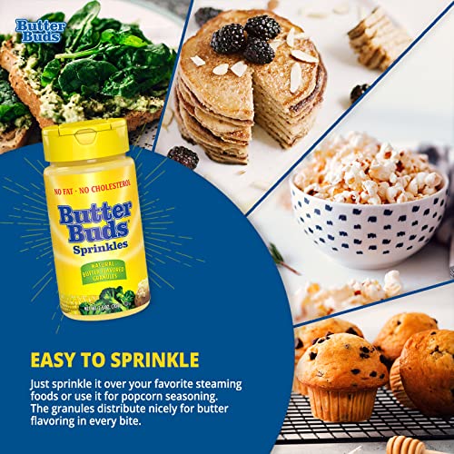 Butter Buds Sprinkles Butter Flavor Granules Natural GlutenFree