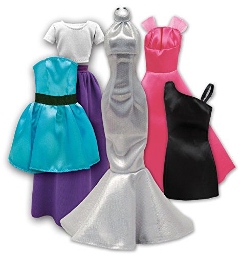 Barbie Be a Real Fashion Designer Neon Edition – DIY Dress-Up Craft Kit with Neon Fabrics & Accessories – Design Custom Outfits for Barbie Dolls – Gift for Creative Girls Ages 6+