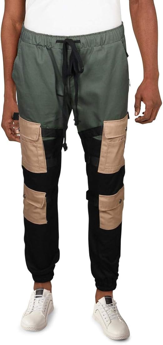 Amazon.com: American Stitch Mens Twizzy Camouflage-Leg Utility Cargo Pants Green S: Clothing