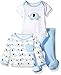 Nannette Baby Boys' 3 Piece Cardigan Set with Creeper and Pant