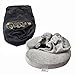 Luxury Memory Foam Neck Travel Pillow with Hoodie. Stylish Carry Bag. Premium Velvet. Washable Zippered Cover. Scientifically Proven U Shaped Neck Pillow. Business Traveler Gifts. (Gray)